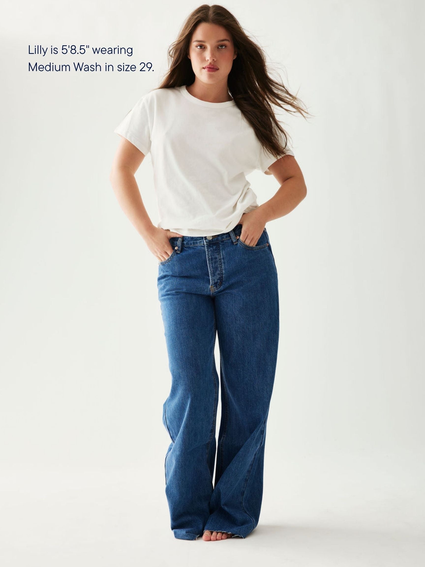 Low Rise Baggy Jeans