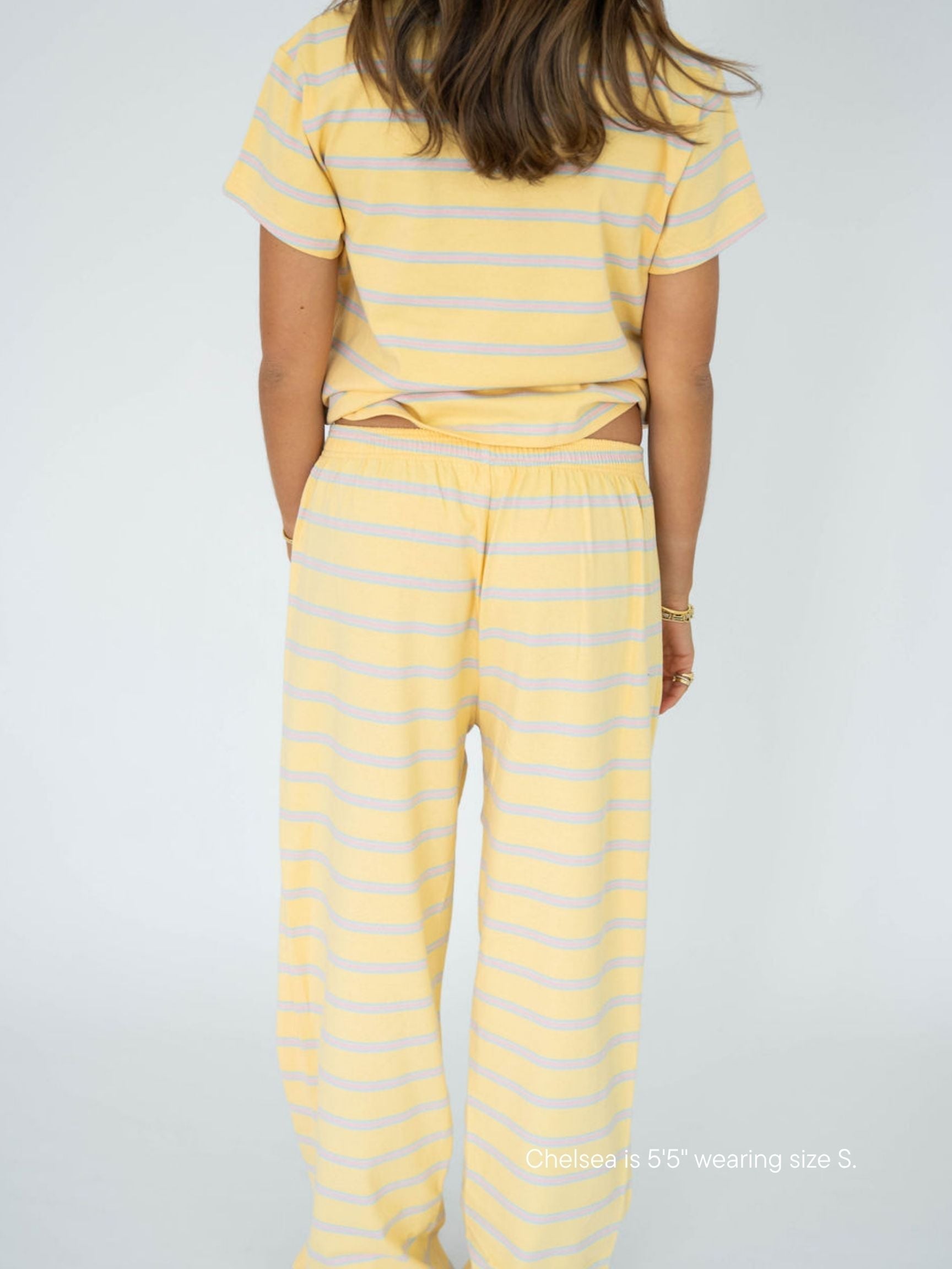 Striped Cotton Boxer Pants