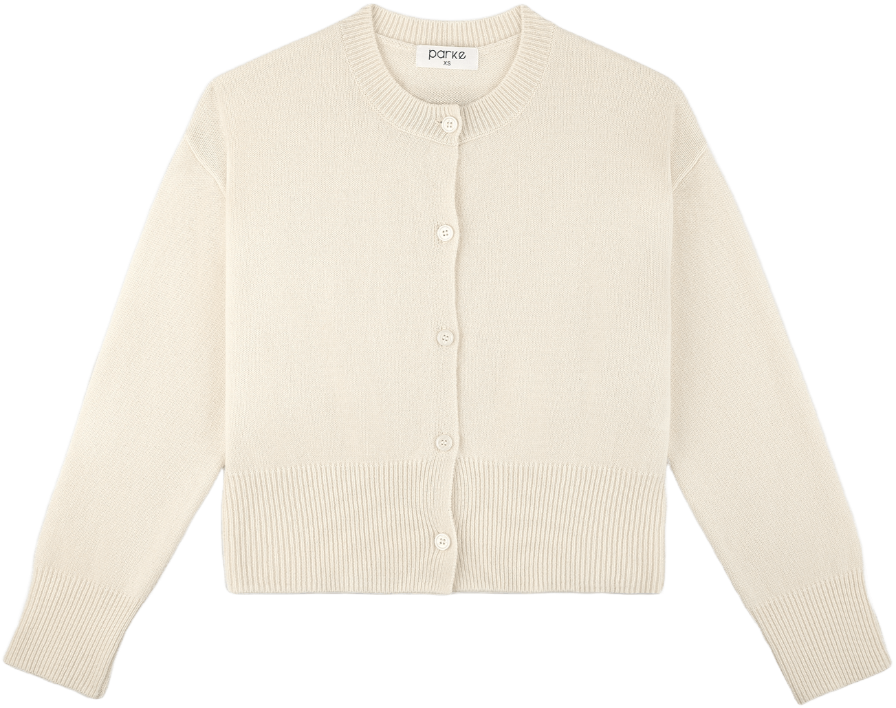 cream cardigan flat lay - cream