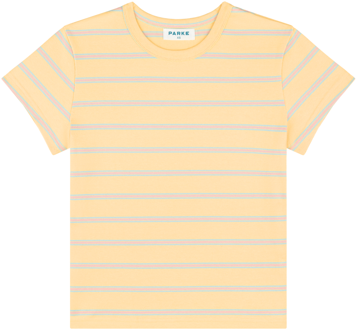 cotton tee -birthday stripe
