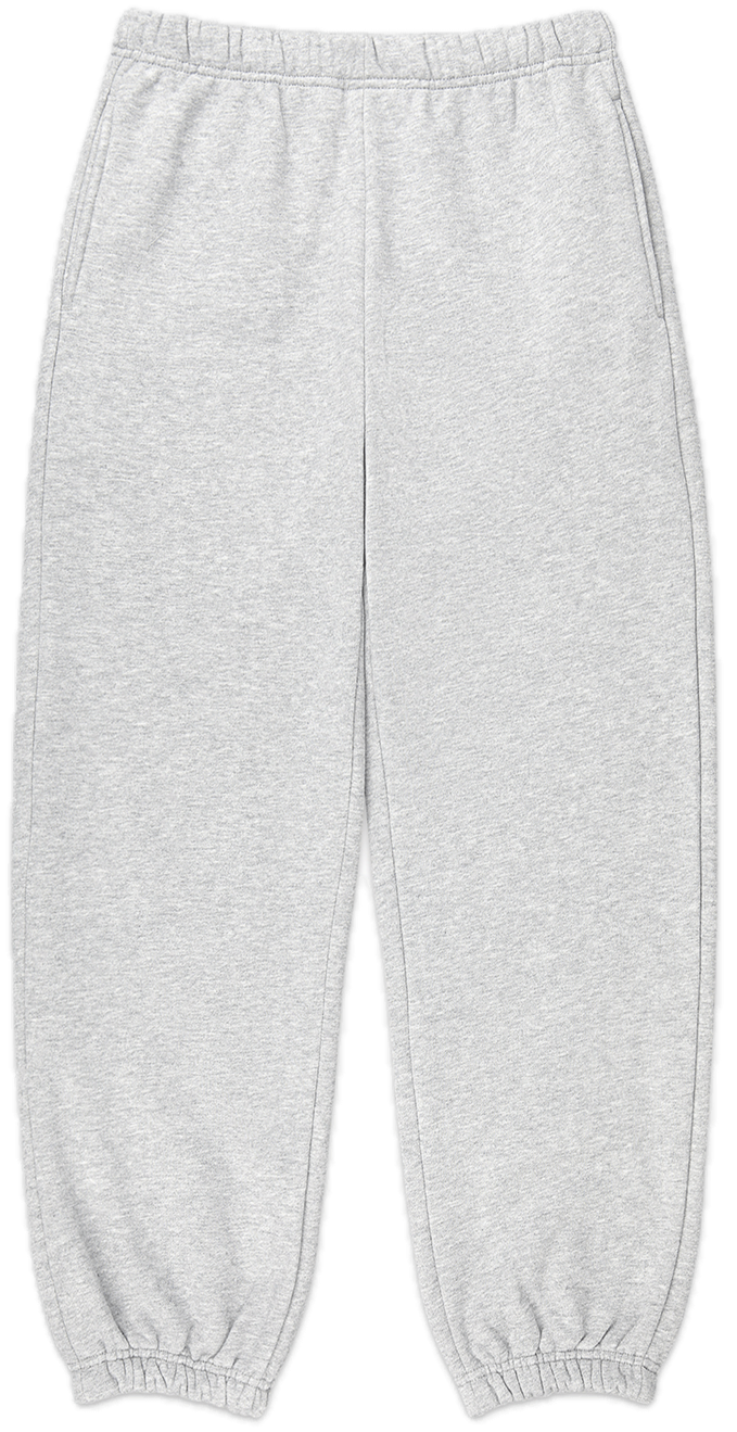 unisex sweats flat lay - charcoal