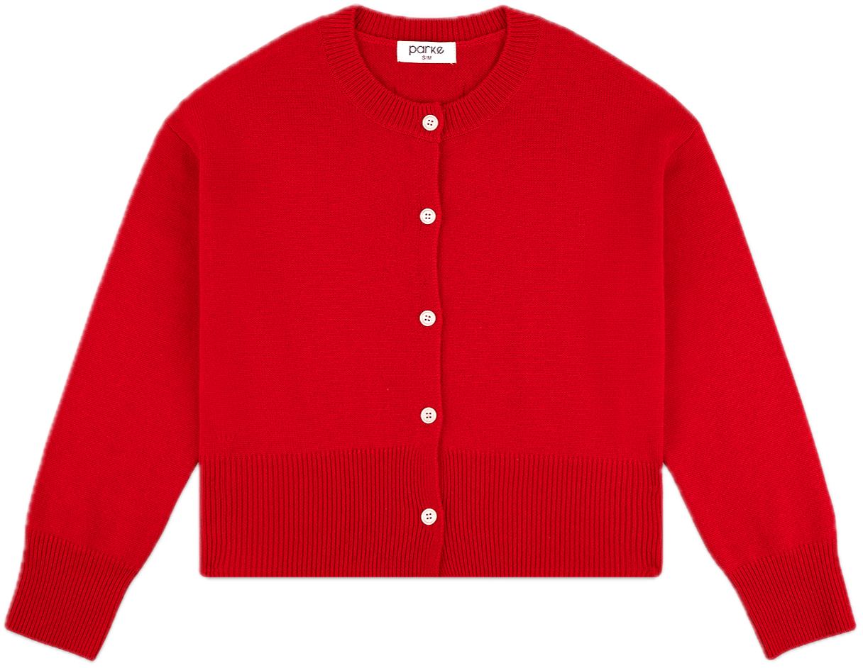 ruby cardigan flat lay - ruby