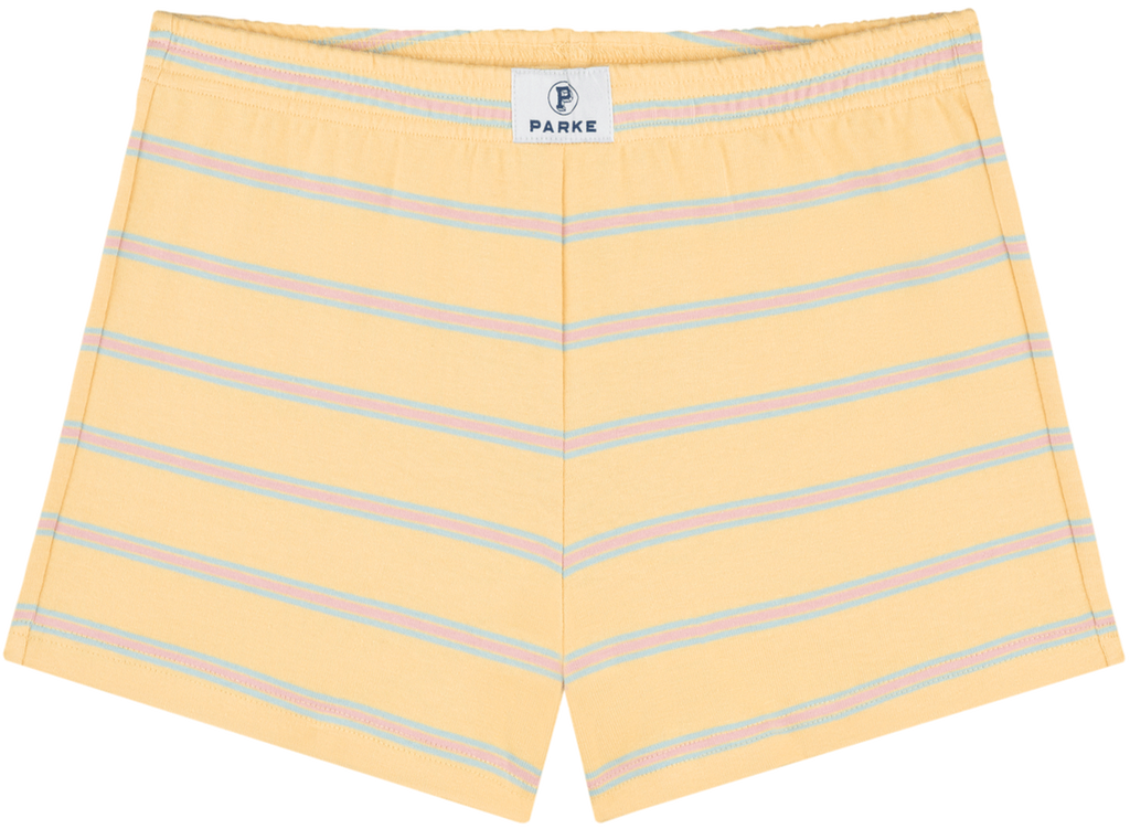 cotton mini short -birthday stripe