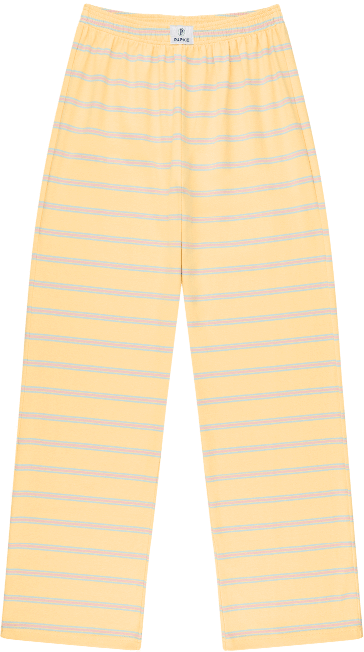 striped cotton boxer pants -birthday stripe