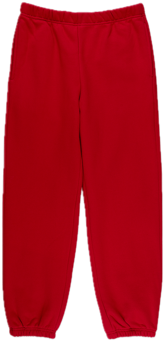 unisex sweats flat lay - maroon